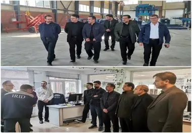 معاون فنی و مدیران ارشد راه‌ آهن از شرکت دانش‌بنیان ایرید بازدید کردند
