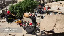 ریزش کوه در منطقه "منبع آب" اهواز