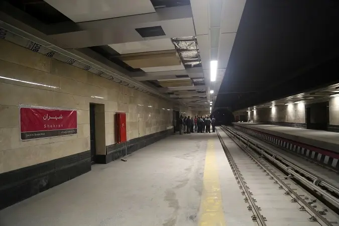  پیشرفت 97 درصدی عملیات ساختمانی 3 ایستگاه خط 6 مترو 