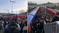اختلال در حمل و نقل مسافران به علت اعتصاب کارگران راه‌آهن