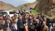 1-بازدید وزیر راه‌وشهرسازی از راه‌آهن قزوین-رشت 