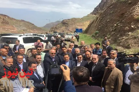 1-بازدید وزیر راه‌وشهرسازی از راه‌آهن قزوین-رشت 