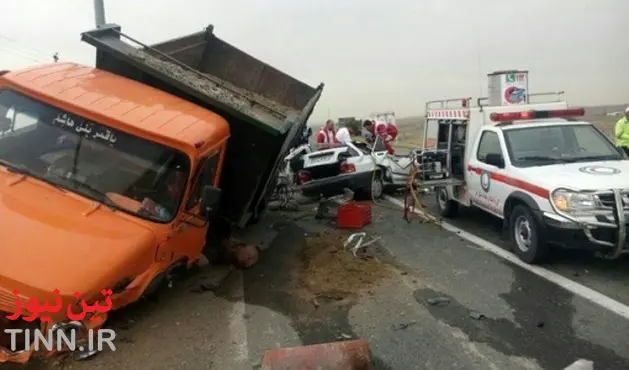 تصادف در محور قدیم تهران - ساوه یک کشته و دو مصدوم به جا گذاشت