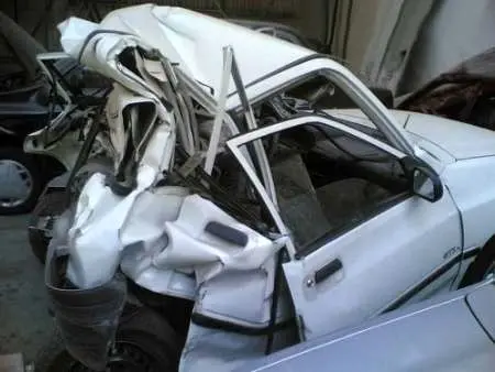 مرگ 5 نفر در تصادف پراید با کامیون