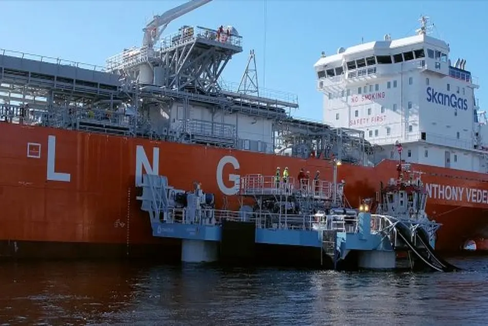 First ship-to-shore LNG transfer using UTS realized