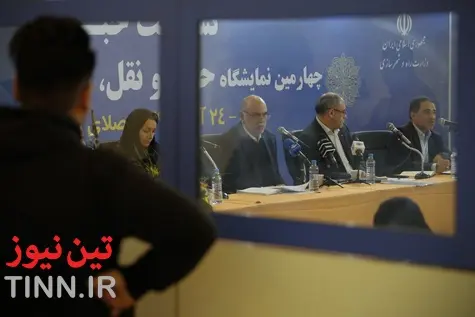 نشست خبری مسئولان حمل‌ونقل هوایی کشور در نمایشگاه حمل‌و‌نقل  