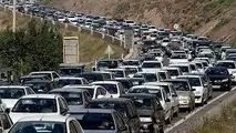 ترافیک سنگین در هراز و چالوس/ بارش باران در اردبیل