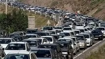 ترافیک سنگین در هراز و چالوس/ بارش باران در اردبیل