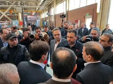 مراسم تحویل آخرین لکوموتیو خریداری شده توسط فولاد مبارکه از مپنا لکوموتیو