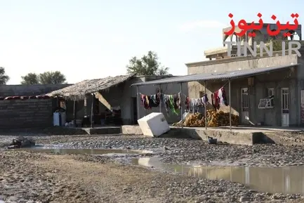 مناطق سیل زده جاسک