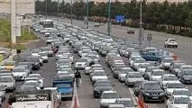 ترافیک سنگین در خروجی‌ تهران