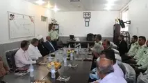 دیدار مدیرکل راه آهن جنوب از پلیس راه‌آهن جنوب بمناسبت هفته نیروی انتظامی
