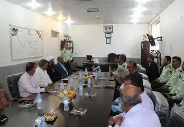 دیدار مدیرکل راه آهن جنوب از پلیس راه‌آهن جنوب بمناسبت هفته نیروی انتظامی