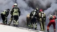 سوختگی آتش‌نشان در پی 