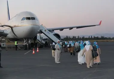 فرودگاه ارومیه میزبان بازگشت حاجیان استان آذربایجان غربی

