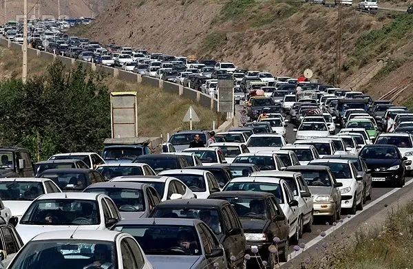 ترافیک نیمه سنگین در محورهراز و فیروزکوه