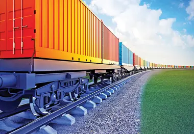 سهم اندک راه آهن از حمل و نقل کانتینری