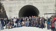 بازدید انجمن‌های مردمی شهر مریوان از پروژه احداث جاده سنندج - مریوان