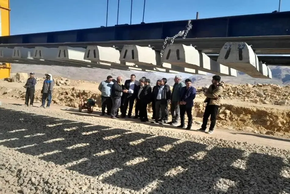 فقط پنج کیلومتر تا تکمیل راه آهن اردبیل باقی مانده است