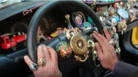 فیلم | موزه سیار در تاکسی سمند یک راننده خوش ذوق