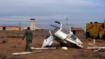 جزئیات سقوط یک هواپیمای نظامی در نزدیکی فرودگاه امام