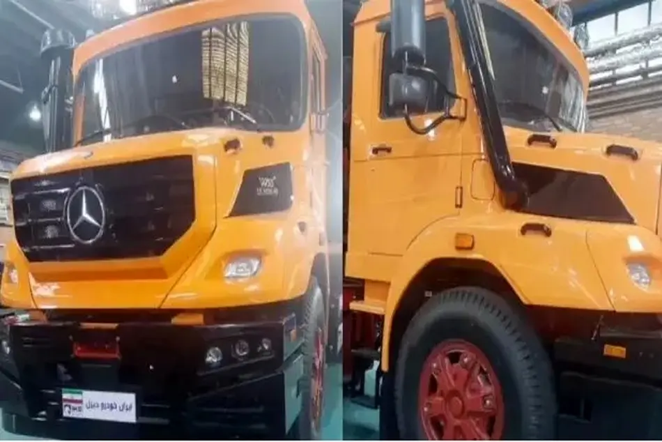 رونمایی از بنز واگن هود پلاس، پوست‌ اندازی کامیون باستانی ایران‌ خودرو دیزل!+ تصاویر