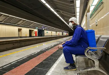 کرونا مسافران مترو اصفهان را به یک سوم کاهش داد