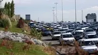ترافیک در مسیرهای ورودی شهر تهران سنگین است
