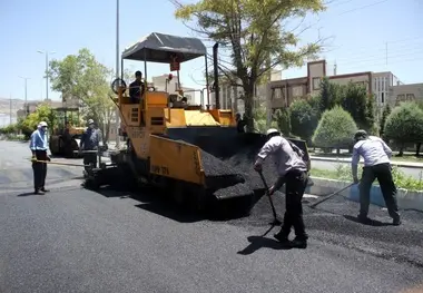 عملیات اجرایی آسفالت معابر شهر کاکی آغاز شد