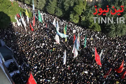 مراسم تشییع پیکر سردار سپهبد شهید حاج قاسم سلیمانی در اهواز