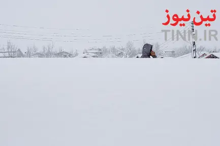 بارش سنگین برف در گیلان