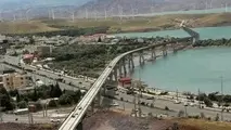 ریل‌گذاری بزرگترین پل راه‌آهن کشور