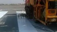 اجرای خط‌کشی سطوح پروازی فرودگاه بین‌المللی مهرآباد