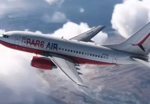 بوئینگ ۷۳۷ شرکت هواپیمایی پارس ایر در آسمان خراسان جنوبی