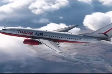بوئینگ ۷۳۷ شرکت هواپیمایی پارس ایر در آسمان خراسان جنوبی
