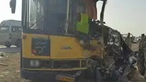 کشته شدن 11 زائر ایرانی در برخورد ون و اتوبوس در عراق