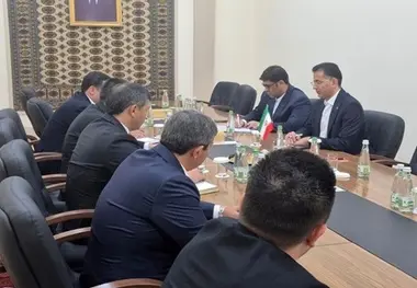 دیدار مدیران ارشد شرکت راه آهن حمل و نقل با وزیر راه آهن ترکمنستان