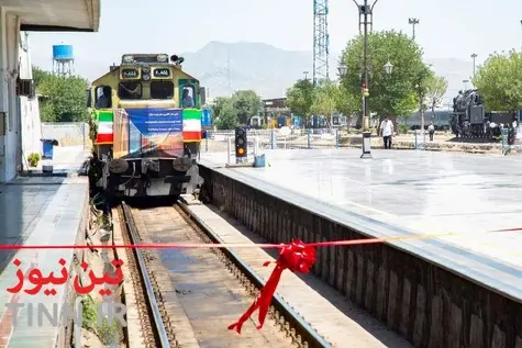 روایت تصویری از اولین قطار ترانزیتی قزاقستان به ترکیه از مسیر ایران 