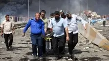 خیزش رانندگان کامیون برای کمک به کامیون داران سانحه‌ دیده بندرعباس/ رژه همدلی تریلی ها (فیلم)
