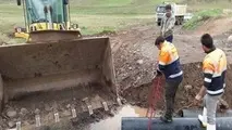 بازسازی و بازگشایی راه سه روستا بعد از تخریب سیل در کوثر