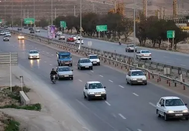 ترافیک نیمه‌سنگین در آزادراه قزوین- تهران و محور شهریار- تهران