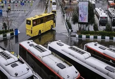 لیست اتوبوس های ترمینال شرق تهران