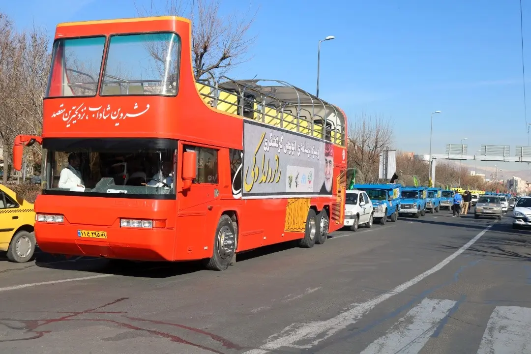 رزمایش خودرویی وانت بار های شهر قزوین