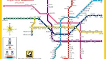 نقشه ایستگاه های فعال مترو تهران + عکس