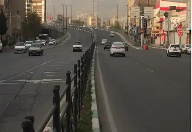 فیلم|تصاویر وحشتناک از سرریز شدن آب از دیواره های یک پل در کرج
