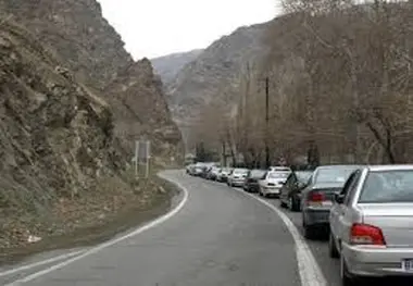 محدودیت ترافیکی در جاده کرج - چالوس اجرا می شود