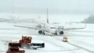 بارش برف پرواز شهرکرد به مشهد را لغو کرد