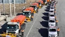 برگزاری مانور ترافیکی طرح زمستانی قزوین