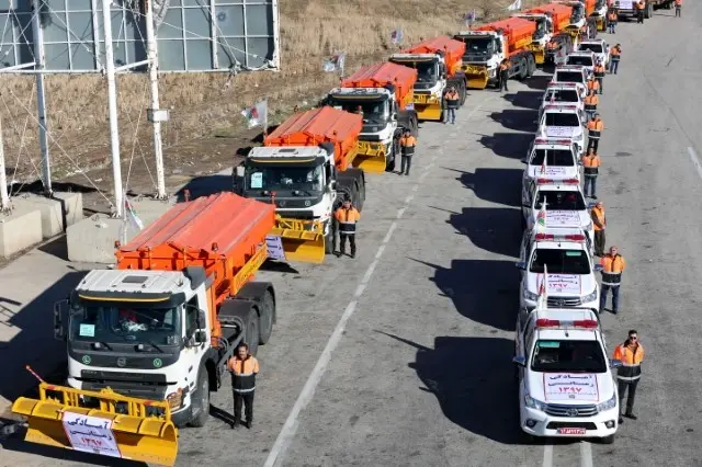 برگزاری مانور ترافیکی طرح زمستانی قزوین