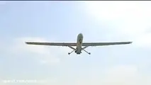 نزدیک شدن پهپاد ایرانی به جنگنده آمریکایی